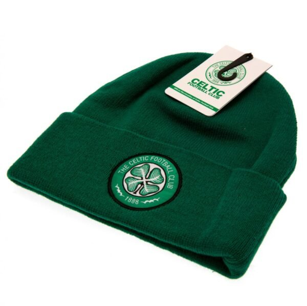 101335-Celtic-FC-Cuff-Beanie-2-1 Official Celtic FC Green Cuff Beanie