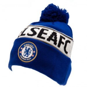 101337-Chelsea-FC-Ski-Hat-TX-3 Official Chelsea FC Royal Text Ski Hat