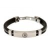 Official Chelsea FC Silver Inlay Silicone Bracelet