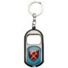 Official West Ham United FC Keyring Torch Bottle Opener Official West Ham United FC Keyring Torch Bottle Opener