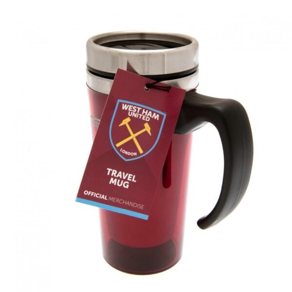 Official West Ham United FC Handled Travel Mug