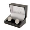 Official Leicester City FC Stainless Steel Formed Cufflinks Official Leicester City FC Stainless Steel Formed Cufflinks