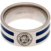 Official Leicester City FC Colour Stripe Ring Small Official Leicester City FC Colour Stripe Ring Small