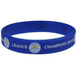 Official Leicester City FC Premier League Champions Silicone Wristband Official Leicester City FC Premier League Champions Silicone Wristband