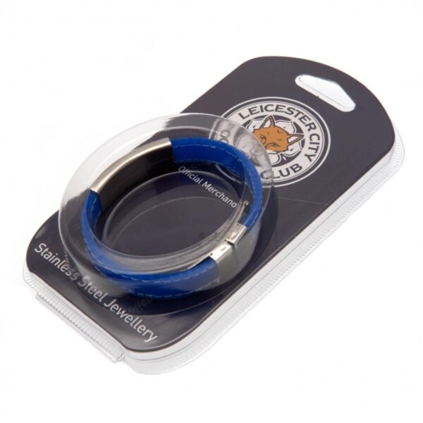 Official Leicester City FC Stitched Silicone Bracelet Official Leicester City FC Stitched Silicone Bracelet