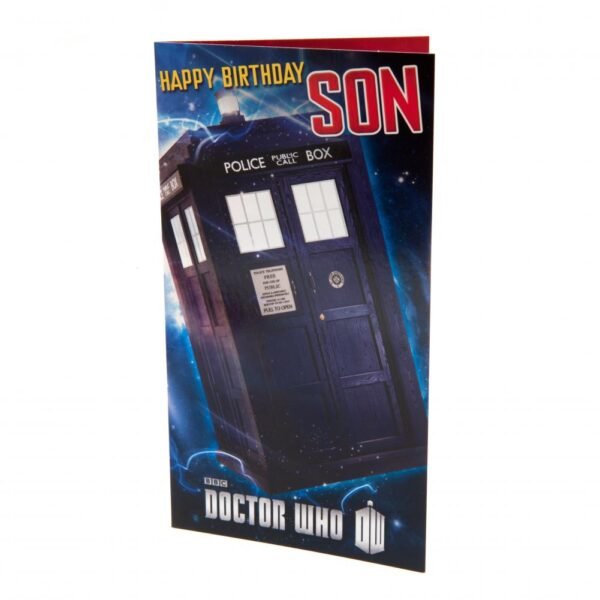 103261-Doctor-Who-Birthday-Card-Son-2 Official Doctor Who Birthday Card Son