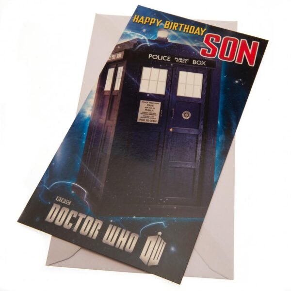103261-Doctor-Who-Birthday-Card-Son Official Doctor Who Birthday Card Son