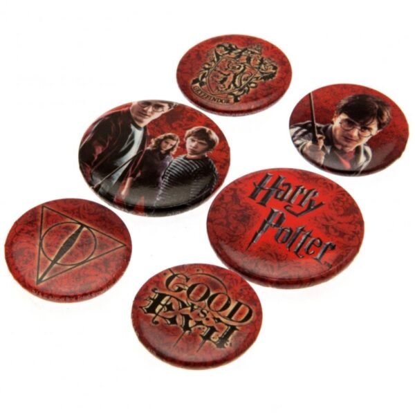 104600-Harry-Potter-Button-Badge-Set-Logo-1-1 Official Harry Potter Button Badge Set Logo