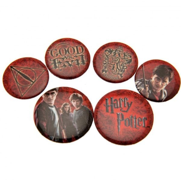 104600-Harry-Potter-Button-Badge-Set-Logo-3 Official Harry Potter Button Badge Set Logo