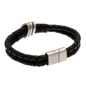Official Leicester City FC Leather Bracelet Official Leicester City FC Leather Bracelet