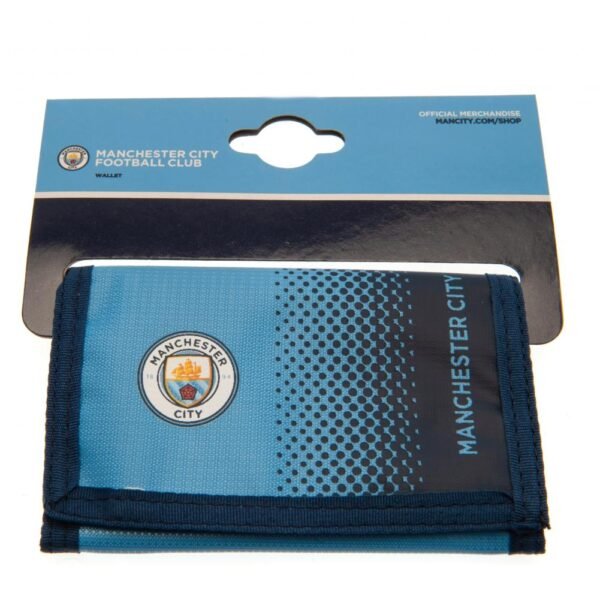 106129-Manchester-City-FC-Nylon-Wallet-3-1 Official Manchester City FC Fade Wallet