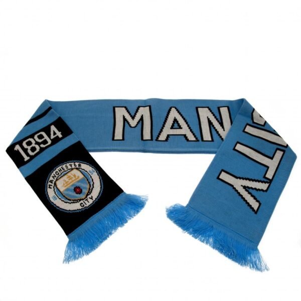 106994-Manchester-City-FC-Scarf-NR-2-1 Official Manchester City FC Nero Scarf