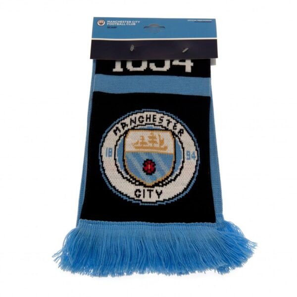 106994-Manchester-City-FC-Scarf-NR-3-1 Official Manchester City FC Nero Scarf