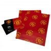 1082-Manchester-United-FC-Gift-Wrap Official Manchester United FC Crest Gift Wrap