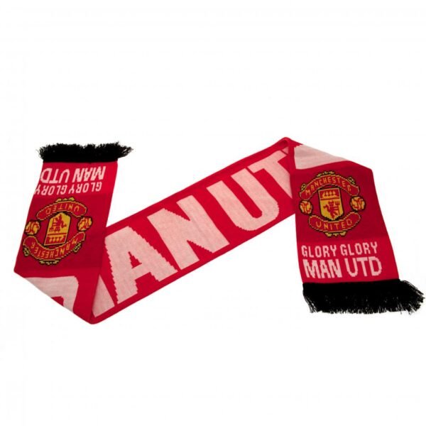108460-Manchester-United-FC-Scarf-GG-1-2 Official Manchester United FC Glory Glory Scarf
