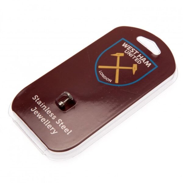Official West Ham United FC Cut Out Stud Earring