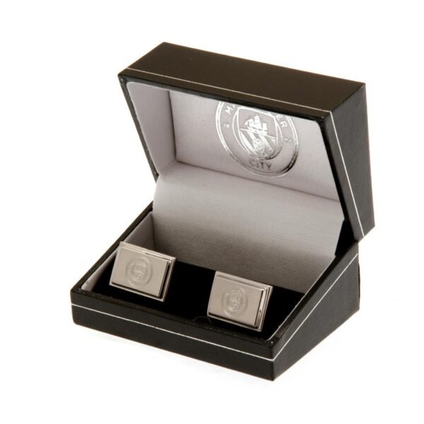 Official Manchester City FC Stainless Steel Cufflinks Official Manchester City FC Stainless Steel Cufflinks