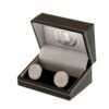 Official Manchester City FC Stainless Steel Formed Cufflinks Official Manchester City FC Stainless Steel Formed Cufflinks