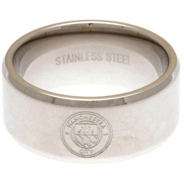 109759-Manchester-City-FC-Band-Ring-2 Official Manchester City FC Band Ring Large