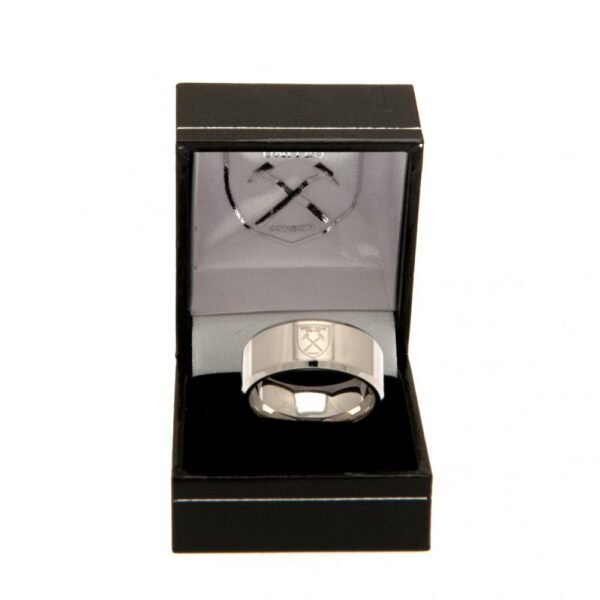 Official West Ham United FC Band Ring Small Official West Ham United FC Band Ring Small