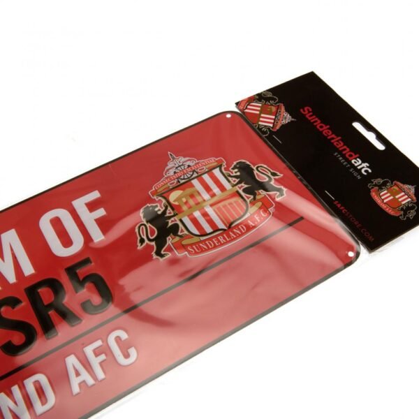 Official Sunderland AFC Colour Street Sign Official Sunderland AFC Colour Street Sign