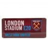 Official West Ham United FC Colour Street Sign