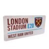 Official West Ham United FC White Street Sign Official West Ham United FC White Street Sign