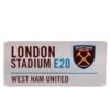 Official West Ham United FC White Street Sign Official West Ham United FC White Street Sign
