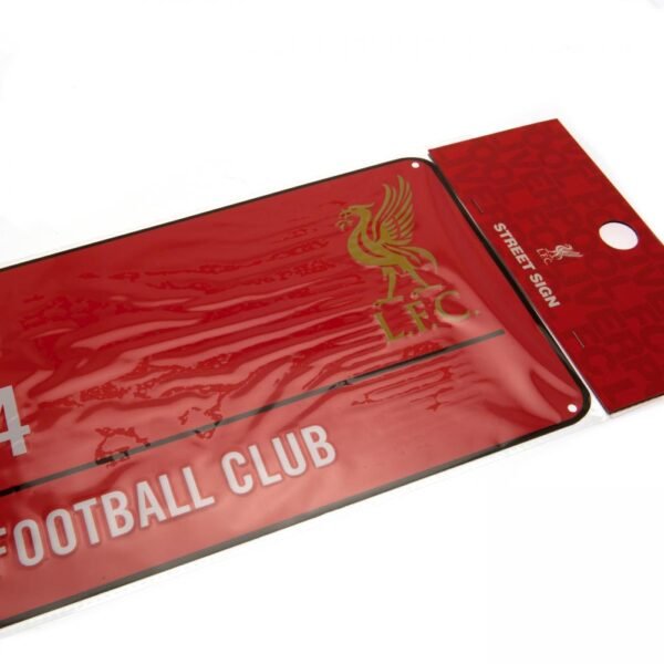 Official Liverpool FC Colour Street Sign Official Liverpool FC Colour Street Sign