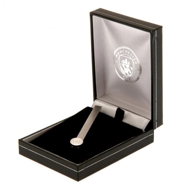 Official Manchester City FC Stainless Steel Tie Slide Official Manchester City FC Stainless Steel Tie Slide