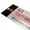 Official Manchester United FC White Street Sign Official Manchester United FC White Street Sign
