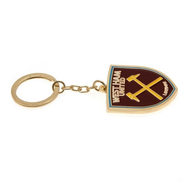 Official West Ham United FC Crest Keyring Official West Ham United FC Crest Keyring