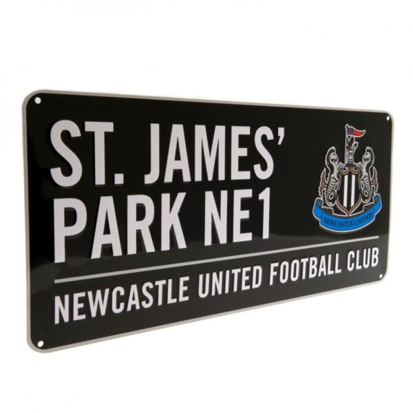 Official Newcastle United FC Colour Street Sign Official Newcastle United FC Colour Street Sign