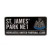 Official Newcastle United FC Colour Street Sign Official Newcastle United FC Colour Street Sign