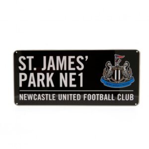 Official Newcastle United FC Colour Street Sign Official Newcastle United FC Colour Street Sign
