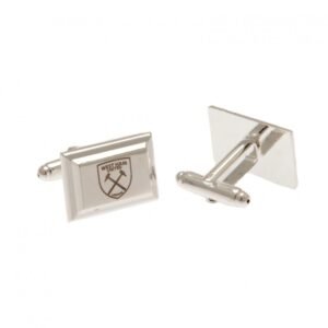 Official West Ham United FC Silver Plated Cufflinks Official West Ham United FC Silver Plated Cufflinks