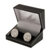 Official Celtic FC Silver Plated Formed Cufflinks Official Celtic FC Silver Plated Formed Cufflinks