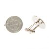 Official Manchester City FC Silver Plated Formed Cufflinks Official Manchester City FC Silver Plated Formed Cufflinks
