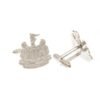 Official Newcastle United FC Silver Plated Formed Cufflinks Official Newcastle United FC Silver Plated Formed Cufflinks