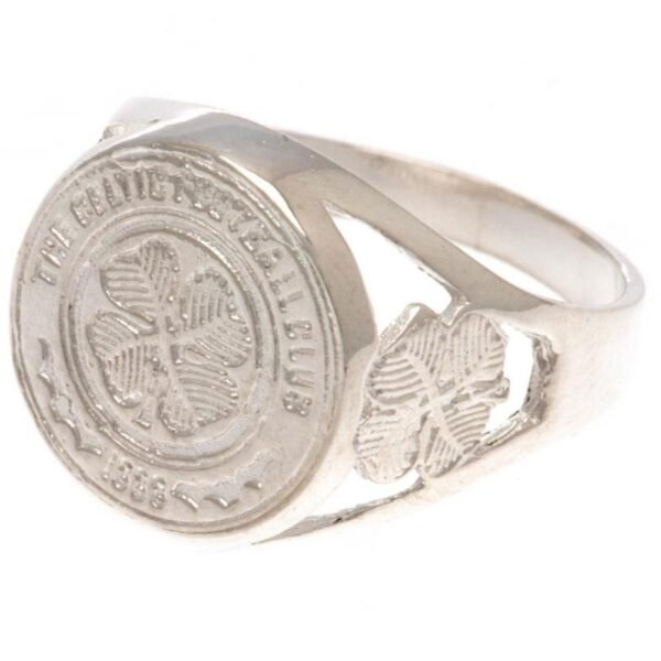 122744-Celtic-FC-Sterling-Silver-Ring-2 Official Celtic FC Sterling Silver Ring Medium