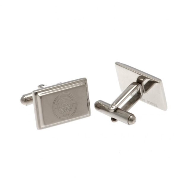 Official Manchester City FC Tie Slide & Cufflink Set Official Manchester City FC Tie Slide & Cufflink Set