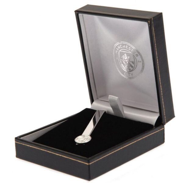 Official Manchester City FC Silver Plated Tie Slide Official Manchester City FC Silver Plated Tie Slide