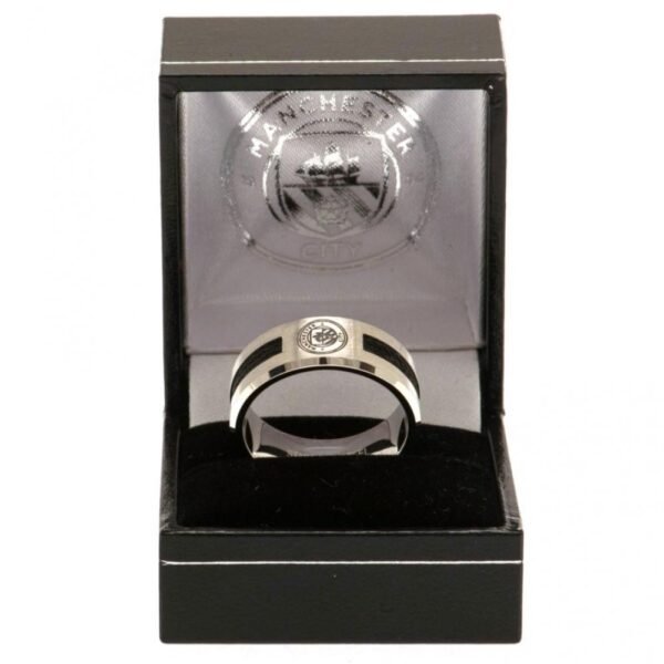 123098-Manchester-City-FC-Black-Inlay-Ring-2-1 Official Manchester City FC Black Inlay Ring Large