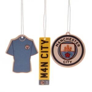 Official Manchester City FC 3pk Air Freshener Official Manchester City FC 3pk Air Freshener