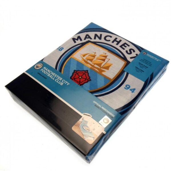 Official Manchester City FC Pulse Single Duvet Set Official Manchester City FC Pulse Single Duvet Set