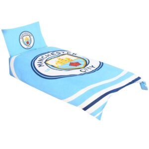 Official Manchester City FC Pulse Single Duvet Set Official Manchester City FC Pulse Single Duvet Set
