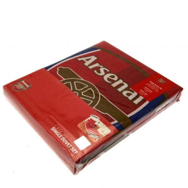 Official Arsenal FC Pulse Single Duvet Set Official Arsenal FC Pulse Single Duvet Set