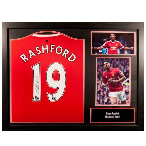 Official Manchester United FC Rashford Signed Shirt (Framed) Official Manchester United FC Rashford Signed Shirt (Framed)