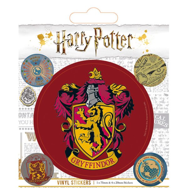 140475-Harry-Potter-Stickers-Gryffindor Official Harry Potter Gryffindor Stickers