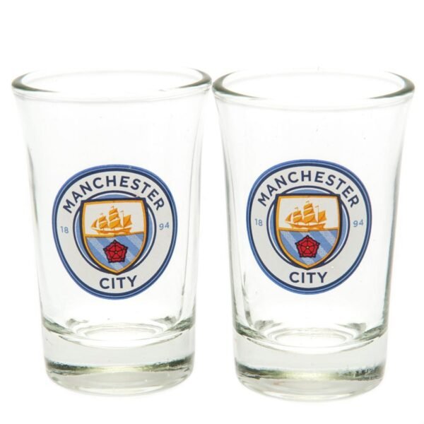 141020-Manchester-City-FC-2pk-Shot-Glass-Set-2 Official Manchester City FC 2pk Shot Glass Set